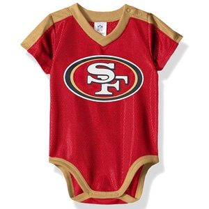 NFL San Francisco 49'ers Jersey Onesie Bodysuit